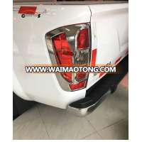 Tail lamp cover ABS chrome accessories for 2015 NEW NAVARA NP300 accessories plastic