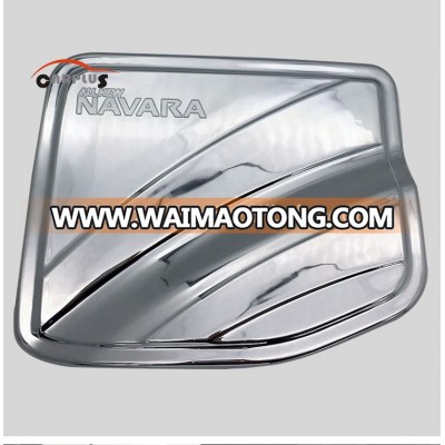 Chrole fuel tank cover ABS chrome accessories for 2015 NEW NAVARA NP300 accessories plastic