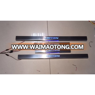 Sills plate LED stainless steel for 2015 NEW Triton L200