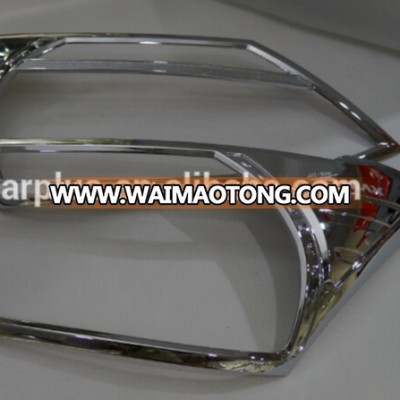 Auto accessories ABS chrome Head lamp cover for 2012-2014 D-MAX chrome kit